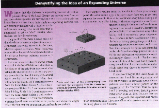 Demystifying the Idea of an Expanding Universe...